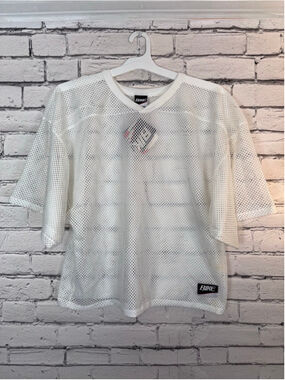 Men's BIKE White Mesh Jersey size XXL BIKE Football Jersey Mesh Shirt NWT VTG